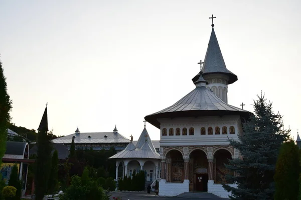 Het Klooster Van Het Heilig Kruis Uit Oradeaorthodoxe Kloostercomplex Gebouwd — Stockfoto