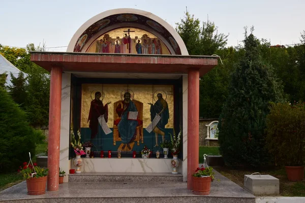 Mosteiro Santa Cruz Oradea Lugares Oração Complexo Monástico Ortodoxo Construído — Fotografia de Stock