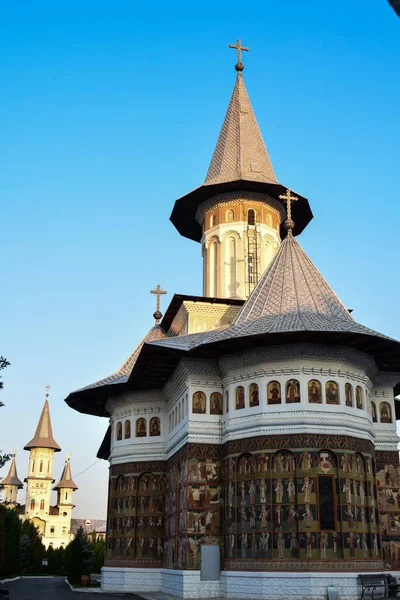Holy Cross Monastery Oradea Painting Orthodox Monastic Complex Built Believers — Stock Photo, Image