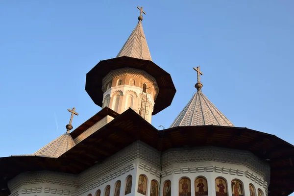 Monastère Sainte Croix Oradea Clocher Complexe Monastique Orthodoxe Construit Pour — Photo