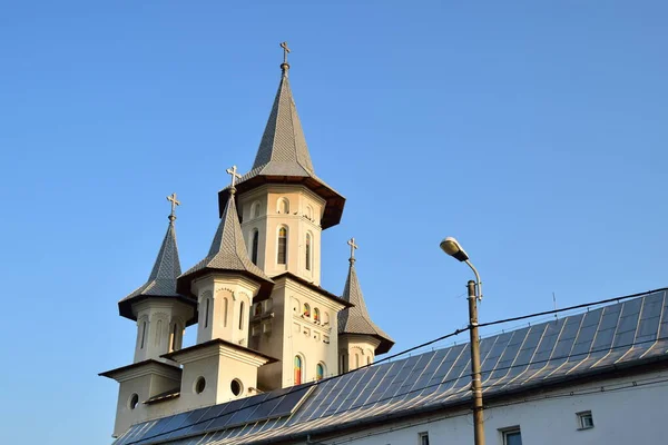 Monastère Sainte Croix Oradea Clocher Complexe Monastique Orthodoxe Construit Pour — Photo