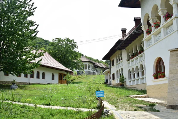 Brancoveanu Tarzında Tek Katlı Bir Bina Ten Fazla Biber Biberli — Stok fotoğraf