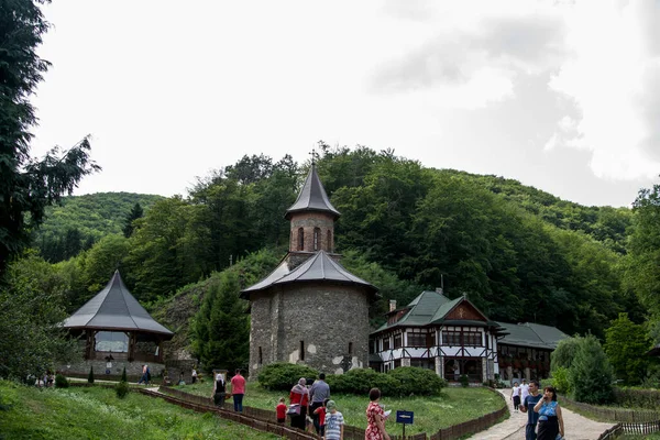 Prislop Monastère Est Monastère Roumanie Situé Dans Comté Hunedoara Église — Photo