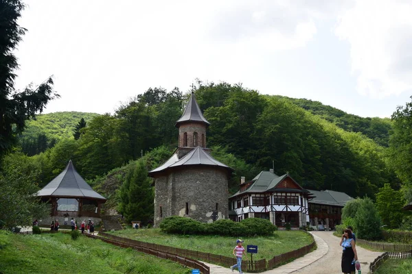 Prislop Kloster Kloster Rumænien Beliggende Hunedoara County Klosteret Kirke Blev - Stock-foto