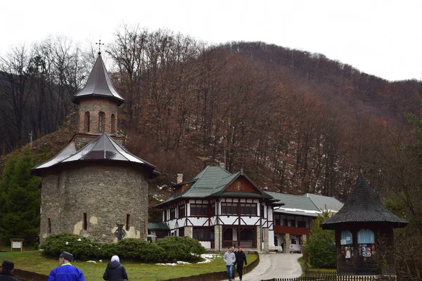 Prislop Monastery Монастир Румунії Розташований Окрузі Хунедоара Монастирська Церква Побудований — стокове фото