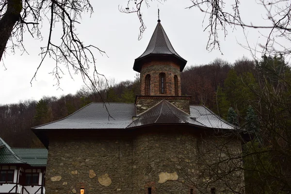 Prislop Klasztor Jest Klasztor Rumunii Znajduje Się Hunedoara County Kościół — Zdjęcie stockowe