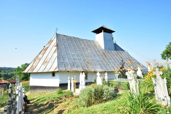 Träkyrkan Från Novaci Foreign Den Byggdes Grunden Kyrkan Byggdes 1803 — Stockfoto