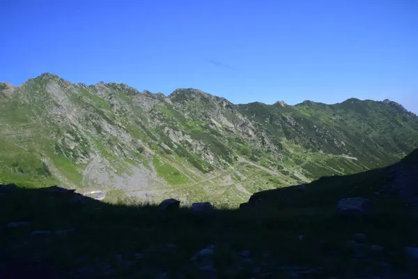 Las Montañas Fagaras Representan Macizo Montañoso Que Forma Parte Los —  Fotos de Stock