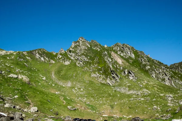 Montanhas Fagaras Representam Maciço Montanhoso Que Faz Parte Dos Cárpatos — Fotografia de Stock