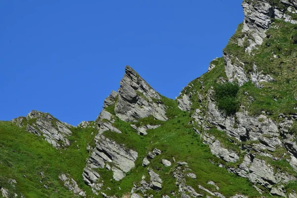 Montanhas Fagaras Representam Maciço Montanhoso Que Faz Parte Dos Cárpatos — Fotografia de Stock