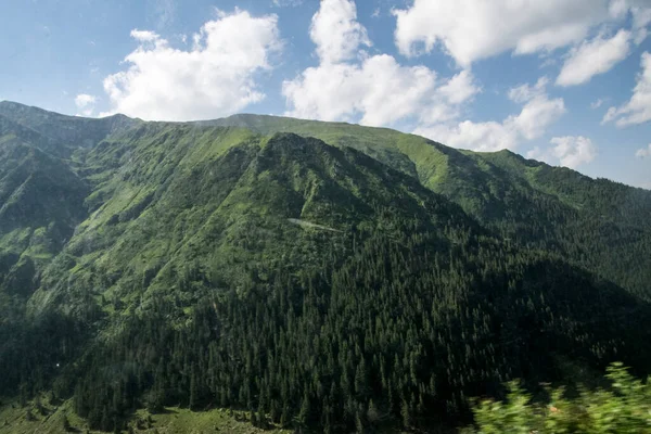 Fagaras Hory Představují Hornatý Masiv Který Součástí Jižních Karpat Němž — Stock fotografie