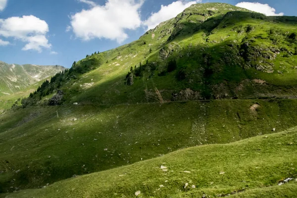 Fagaras Hory Představují Hornatý Masiv Který Součástí Jižních Karpat Němž — Stock fotografie