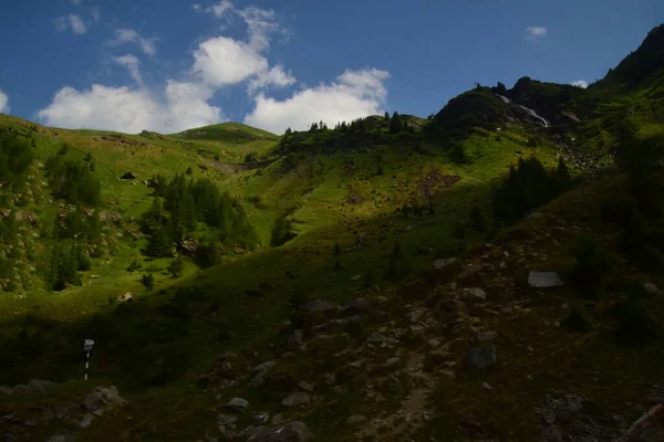 Las Montañas Fagaras Representan Macizo Montañoso Que Forma Parte Los —  Fotos de Stock