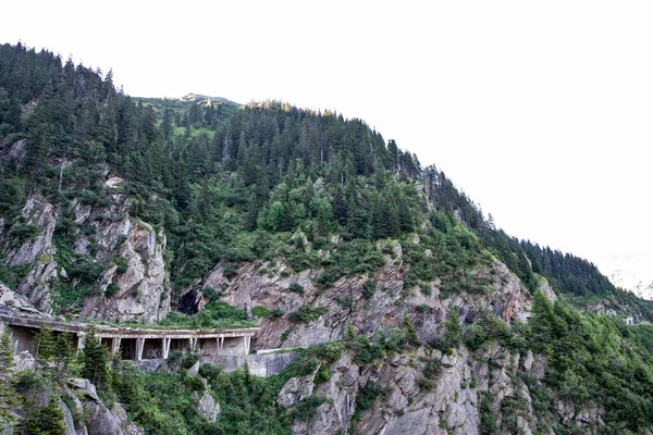 트랜스 Transfagarasan 티아와 트란실바니아를 연결하는 151 루마니아 국도로 고가교 830 — 스톡 사진