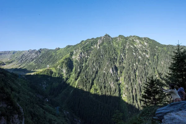 Munții Făgăraș Reprezintă Masiv Muntos Care Face Parte Din Carpații — Fotografie, imagine de stoc