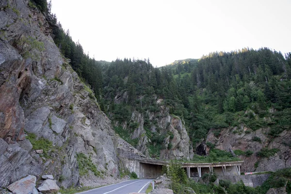 Transfagarasan Est Une Route Nationale Roumaine 151 Qui Relie Muntenia — Photo