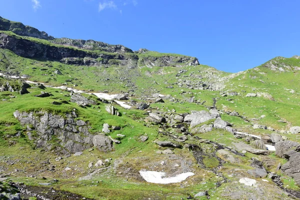 Montanhas Fagaras Representam Maciço Montanhoso Que Faz Parte Dos Cárpatos — Fotografia de Stock