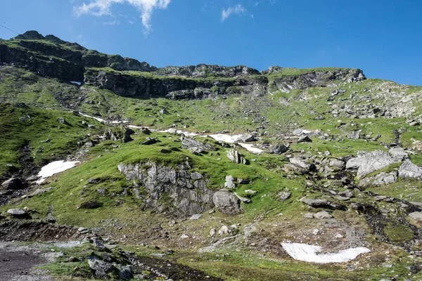 Montanhas Fagaras Representam Maciço Montanhoso Que Faz Parte Dos Cárpatos — Fotografia de Stock