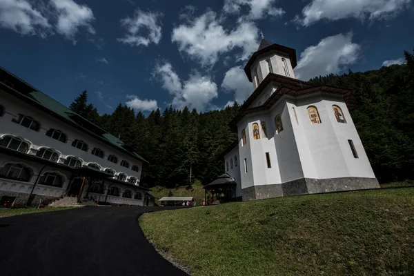 Svatý Prorok Eliáš Ortodoxní Klášter Který Nachází 1200 Transfgran Byl — Stock fotografie