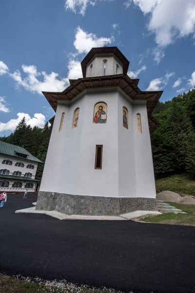 Den Hellige Profet Elias Ortodokse Kloster Beliggende 1200 Transfgran Blev - Stock-foto