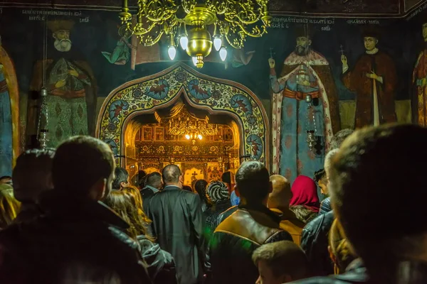 Polovragi Ortodoxní Klášter 500 Let První Zakladatelé Jsou Radu Patru — Stock fotografie