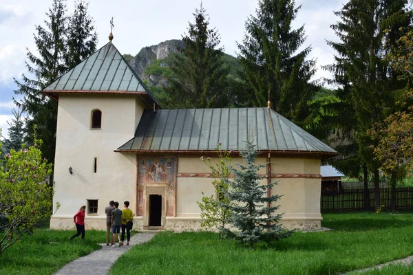 Iglesia Enferma Del Monasterio Polovragi Dedicada San Nicolás Construida 1736 — Foto de Stock