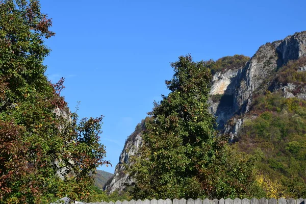 Die Oltetului Schlucht Von Polovragi Ist Teil Eines Naturreservats Der — Stockfoto