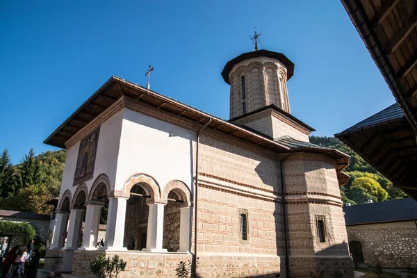 Monasterio Ortodoxo Polovragi Tiene 500 Años Los Primeros Fundadores Son — Foto de Stock