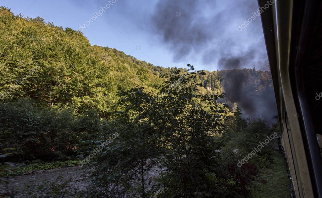 Călușari dancers in traditional costumes in Bârsana