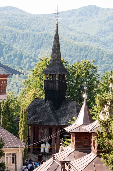 Svatá Anna Klášter Rohia Maramures Rumunsko Ortodoxní Místo Uctívání Nachází — Stock fotografie