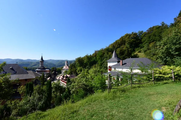 Svatá Anna Klášter Rohia Maramures Rumunsko Ortodoxní Místo Uctívání Nachází — Stock fotografie