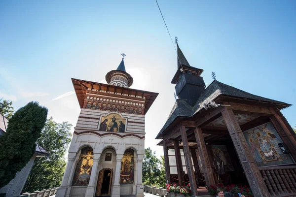 Mosteiro Santa Ana Rohia Maramures Romênia Lugar Culto Ortodoxo Localizado — Fotografia de Stock