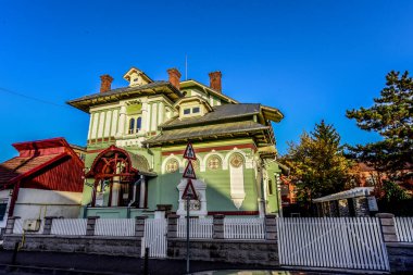 İsveç 'teki eski Stockholm şehri manzarası