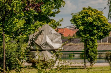Hollanda 'daki Amsterdam şehrinin manzarası