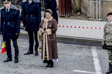 Askerlerin geçit töreni.