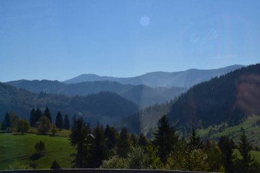 Dağların güzel manzarası