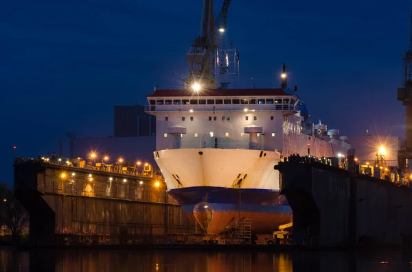Passenger Ferry Fartyg Varvet Reparation Docka — Stockfoto