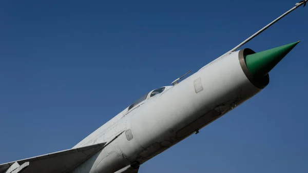 Rosnowo West Pomeranian Poland 2020 Mig21 Fighter Plane Blue Sky — Stock Photo, Image