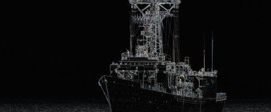 WARGeIP - Oliver Hazard Perry sınıfı güdümlü füze firkateyni denizde yüzüyor