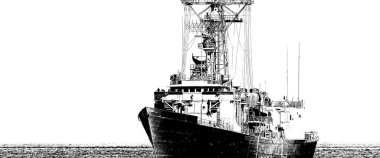 WARGeIP - Oliver Hazard Perry sınıfı güdümlü füze firkateyni denizde yüzüyor