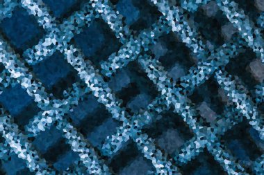 ROPE NET - Sisal çizgiden oluşan geometrik desen