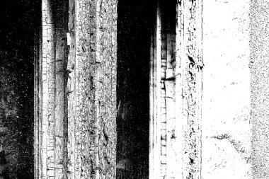 Pencere - Çok eski bir evin ahşap pencere çerçevesi