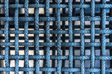 ROPE NET - Sisal çizgiden oluşan geometrik desen