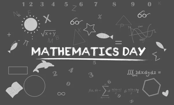 Национальный День Математики Декабря Который Отмечается День Рождения Шриниваса Рамануджан — стоковый вектор