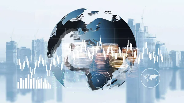 Världsfinansens Moeny Exchange — Stockfoto
