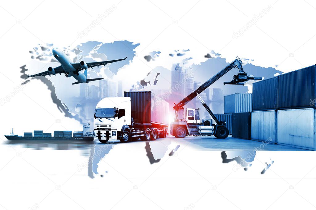 logistics , import export , world transportation business