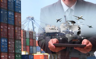 İş adamı Ulaştırma, İthalat-İhracat, Lojistik ve Nakliye İşletmeleri İdaresi ile çalışıyor 