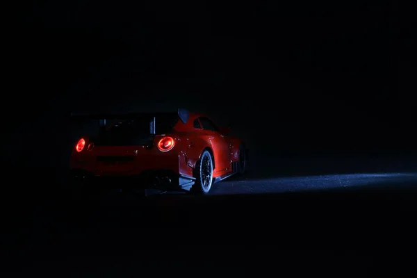 Modern Red Sports Car Metallic Black — Stock Photo, Image