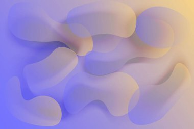 Soyut vektör arkaplanı. Mavi ve sarı paletler. Modern arkaplan resmi.