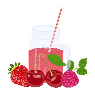 Meyve ve böğürtlenlerin doğal suyu